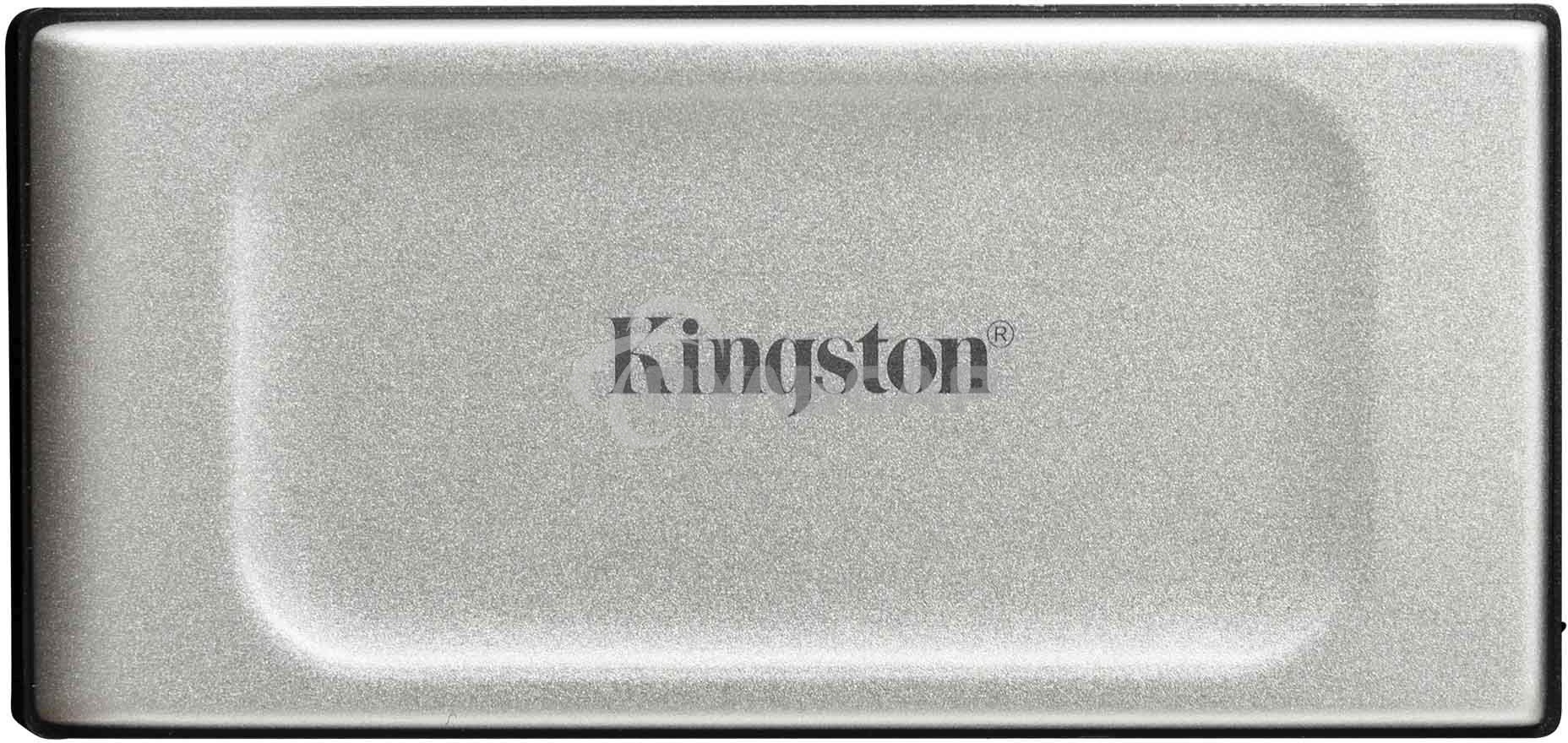 Внешний SSD Kingston SXS2000, 1TB, USB 3.2 Gen 2x2 Type-C, R/W 2000/2000, серебристый