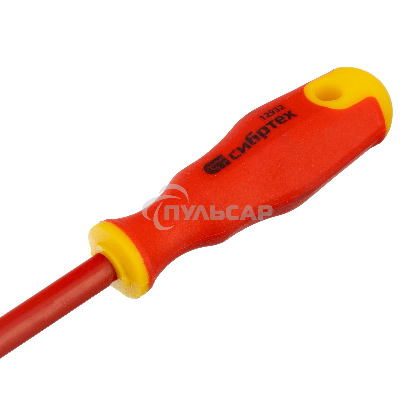 Отвертка СИБРТЕХ 12932 диэлектрическая sl4х100мм crv до 1000в двухкомпонентная рукоятка