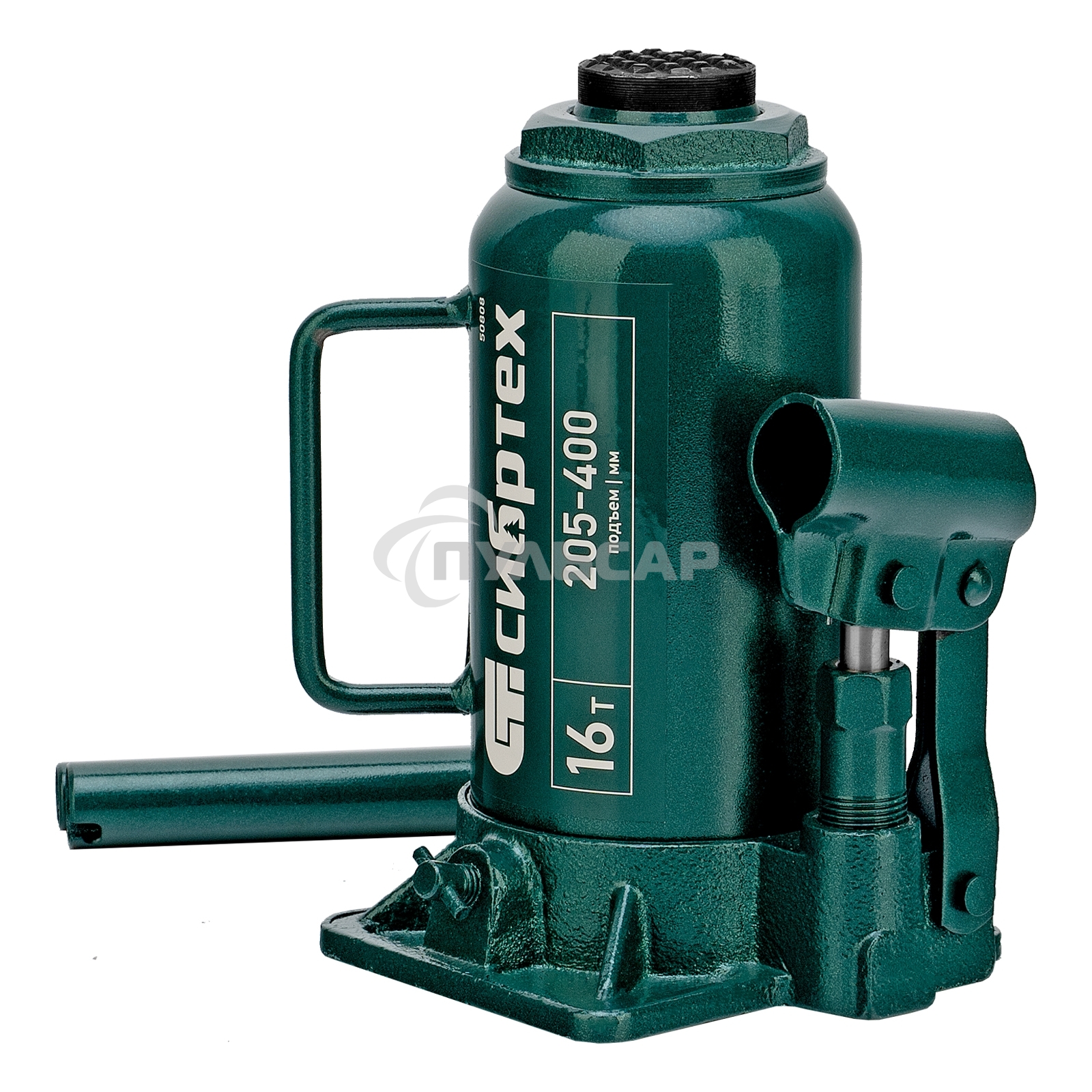 Домкрат гидравлический бутылочный Сибртех 16 т, 205-400 мм