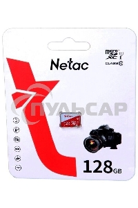 Флеш карта microSDHC 128Gb Netac P500 ECO NT02P500ECO-128G-S (без SD адаптера)