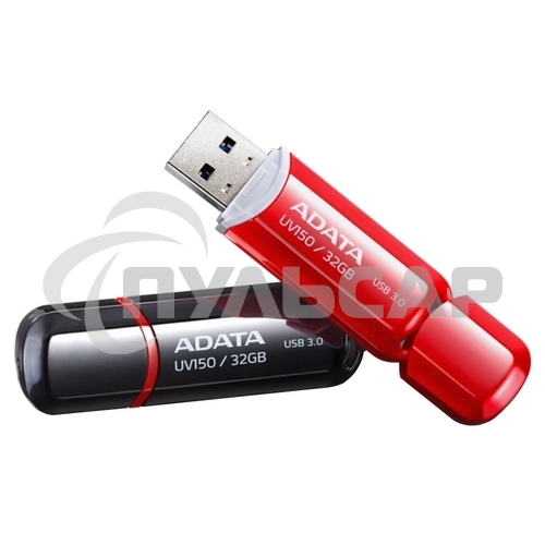 Флешка USB ADATA UV150 (AUV150-32G-RBK), 32Gb, USB 3.0, R/W 100/30, черный