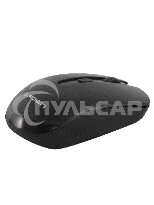 Мышь беспроводная Crown CMM-336W черный, 1600 dpi, радиоканал, USB, кнопки - 4