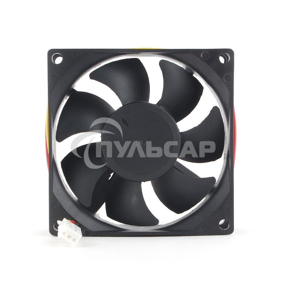 Вентилятор для корпуса Gembird 16607 черный, 80 мм, 2000 об/мин, 23 дБ, 3 pin