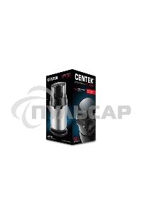 Кофемолка Centek CT-1362 (сталь) 200Вт, 60гр, стальн стакан, стальн чаша, прозрачная крышка