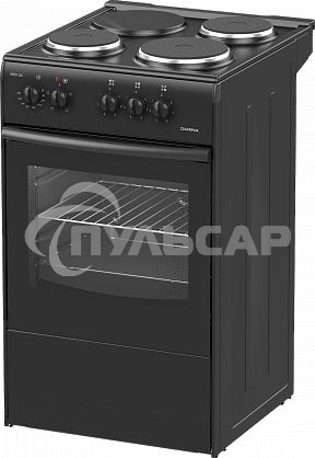 Плита электрическая Darina S EM 331 404 At антрацит/черный, конфорок 3 шт, духовка 50 л, 50 см x 85 см x 56 см