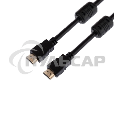 Кабель Proconnect (17-6203-6) Шнур HDMI - HDMI gold 1.5М с фильтрами (PE bag)