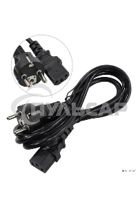 Кабель питания ExeGate Special PC-1,8S (Евровилка Schuko->С13) 3*0.5мм2, CCA, черный, 1.8м.