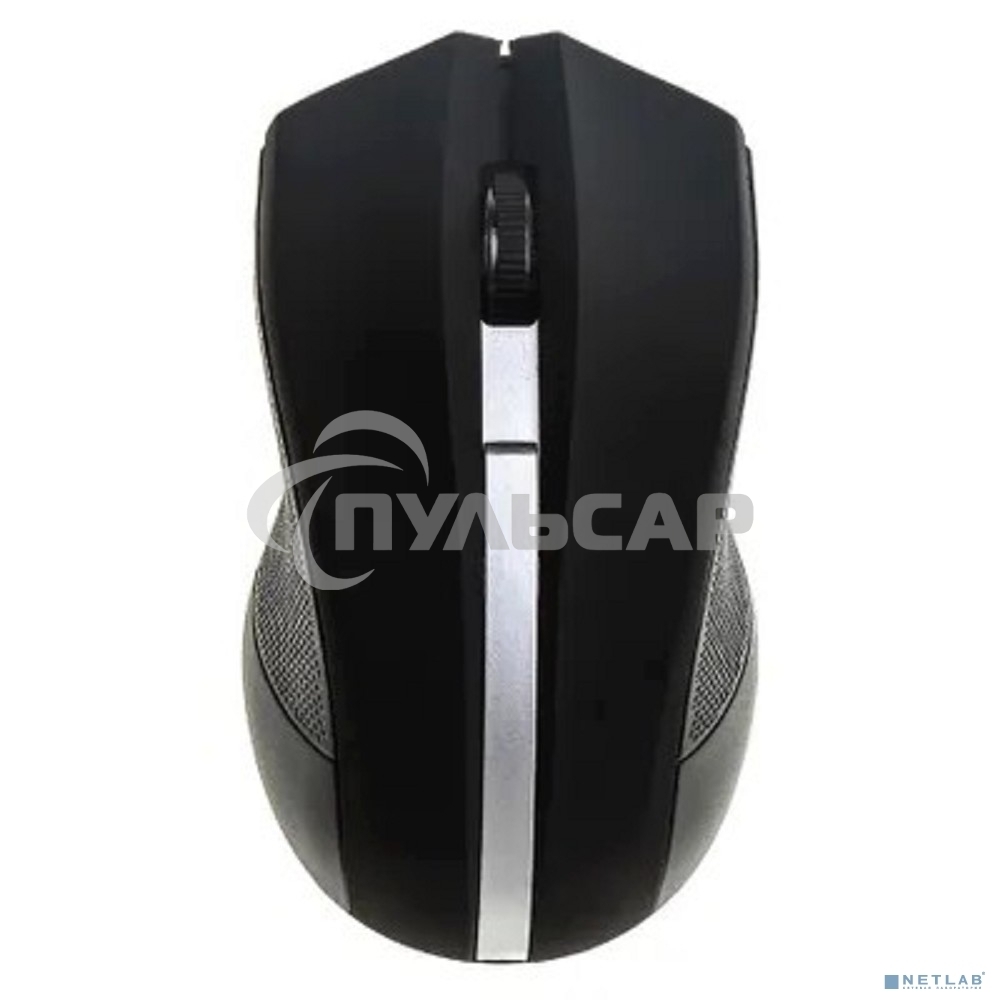 Мышь беспроводная Oklick 615MW черный/серебристый, 1000 dpi, радиоканал, USB, кнопки - 3