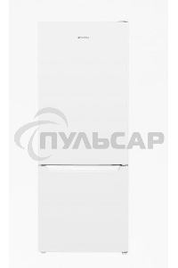 Холодильник Maunfeld MFF144SFW белый глянц. двухкамерный 154/52л морозилка снизу, ручная разморозка