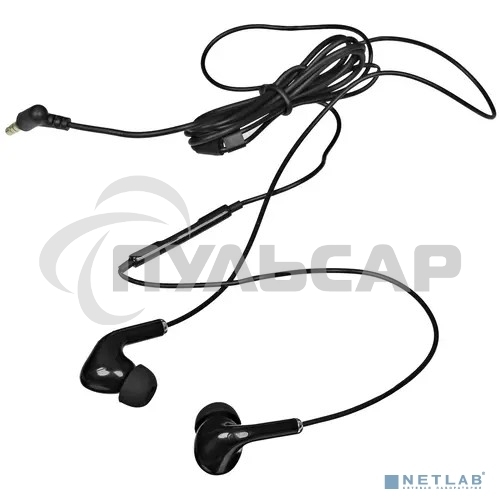 Наушники внутриканальные с микрофоном SVEN E-282M черный пульт