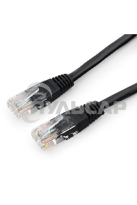 Патч-корд UTP Cablexpert кат.5e, 0.5м, литой, многожильный, черный