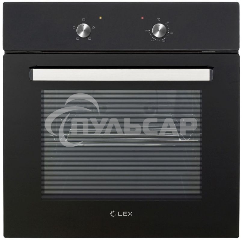 Духовой шкаф электрический LEX EDM 040 BL черный, встраиваемый