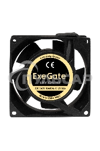Вентилятор для корпуса ExeGate EX08038BAT черный, 80 мм, 2600 об/мин, 35 дБ