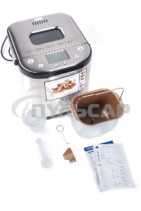 Хлебопечка Endever Skyline MB-52, 710Вт, 15 программ, таймер 15ч, сохранение уст. прогр., авт. термостат, автоподогрев 60 мин