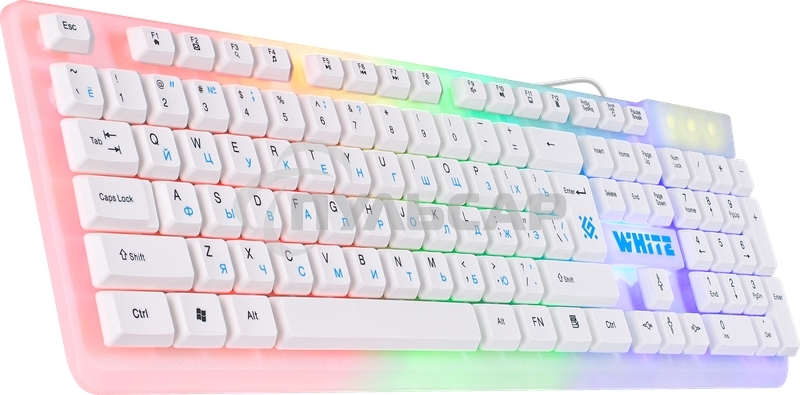 Клавиатура проводная Defender GK-172, USB, белый