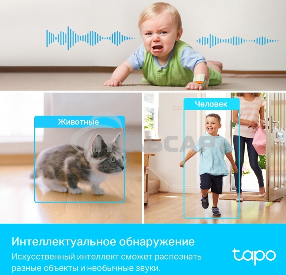 Камера видеонаблюдения умная домашняя поворотная TP-Link Tapo C225