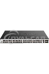 Коммутатор DGS-3130-54S Managed L3 Stackable Switch 48x1000Base-X SFP, 2x10Gbase-T, 4x10Gbase-X SFP+, CLI, 1000Base-T Management, RJ45 Console, USB, RPS, Dying Gasp