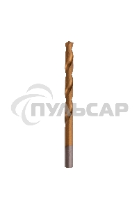 Сверло по металлу Matrix, 8 мм, HSS, нитридтитановое покрытие, цилиндрический хвостовик