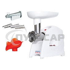 Мясорубка электрическая Аксион М41.04 белый мощность - 1700 Вт, производительность – 2 кг/мин