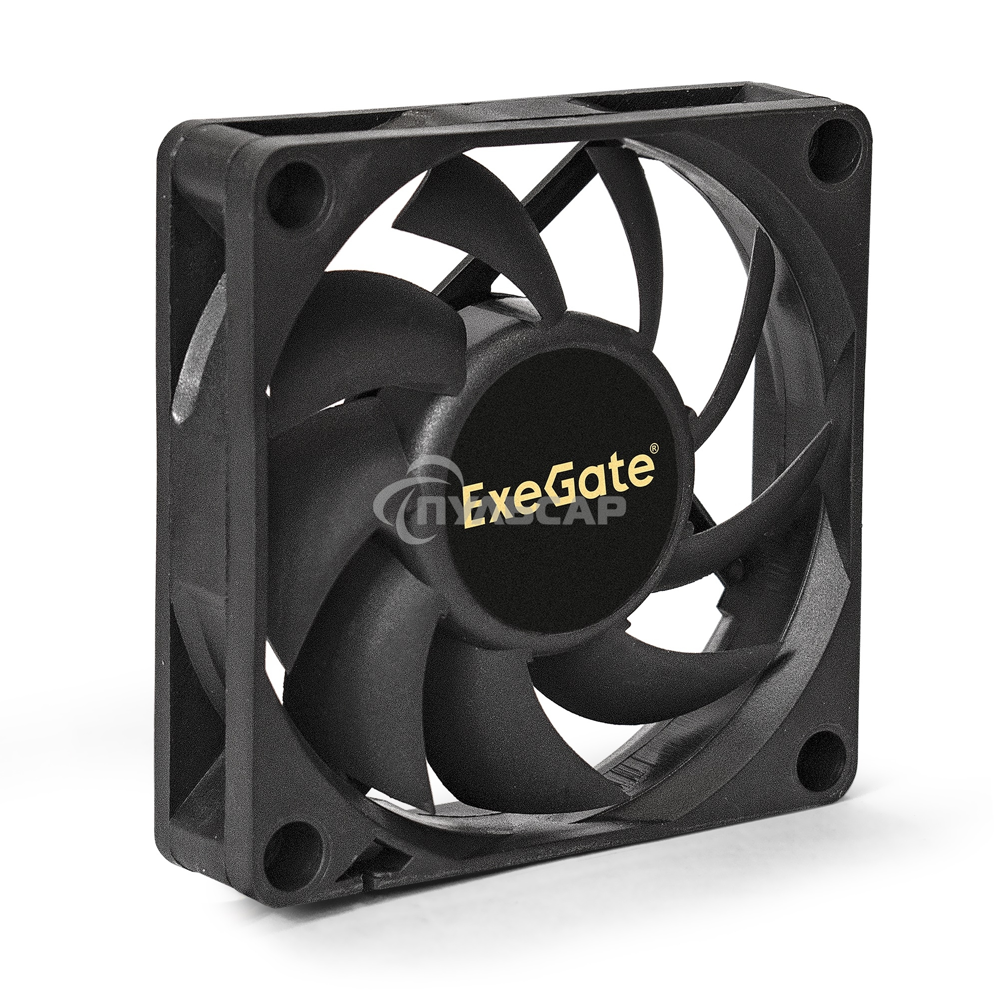 Вентилятор для корпуса ExeGate ExtraSilent ES07015S3P черный, 70 мм, 2000 об/мин, 18 дБ, 3 pin