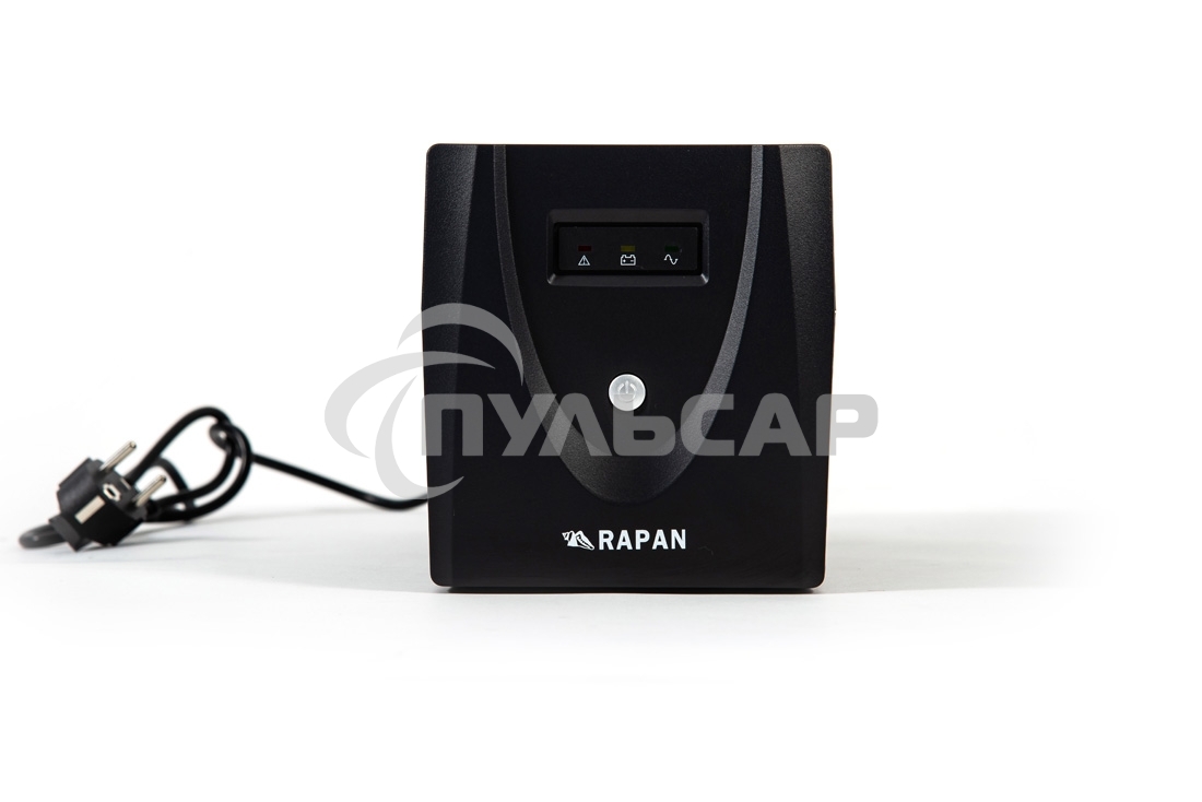 Источник питания RAPAN-UPS 1000 220В 1000ВА/600Вт меандр с АКБ 2х7А·ч интерактивный RAPAN-UPS 1000 power supply 220V 1000VA / 600W meander with battery 2x7Ah interactive