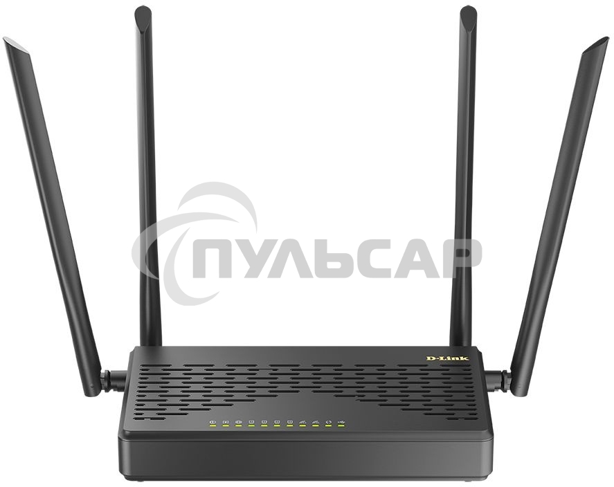 Роутер беспроводной D-Link DIR-825 (DIR-825/GFRU/R3A) AC1200 10/100/1000BASE-TX/4G черный