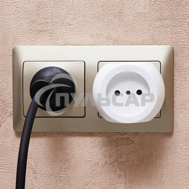 Набор тройников электрических Rexant Шар, 6 А, белый (2 шт./уп.)