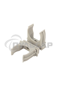 Крепеж-клипса для трубы ø 25 мм серая (10 шт./уп.) Rexant