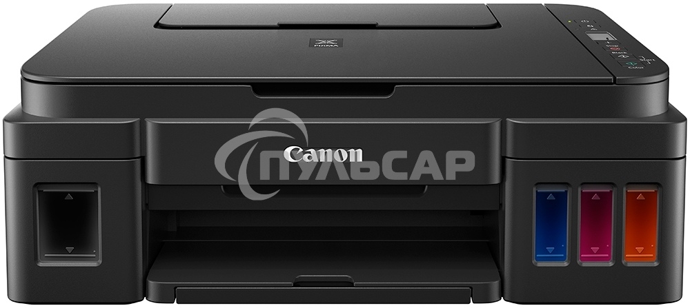 МФУ струйное Canon PIXMA G2410 (2313C009), A4, цветной, печ. 8.8 стр/мин (ч/б) 5 стр/мин (цвет), скан. до 19 стр/мин., 1200 x 4800 dpi (принтер) 1200x600dpi (сканер), USB