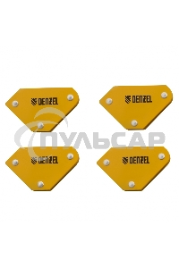 Набор из 4 магнитных фиксаторов для сварочных работ Denzel