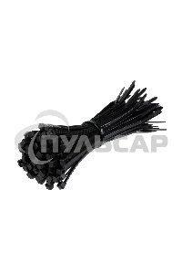 Стяжка нейлоновая Exegate EX253856RUS неоткрывающаяся CV-300B, 300мм, упак. 100шт черная