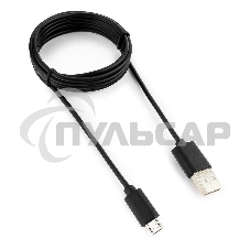 Кабель USB2.0 Pro Cablexpert CC-mUSB2-AMBM-6, AM/microBM 5P, 1.8м, экран, черный, пакет