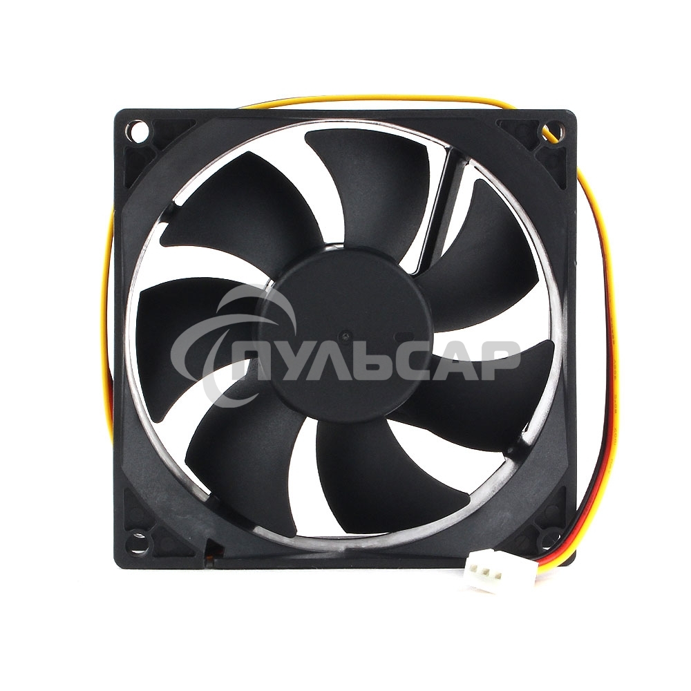 Вентилятор для корпуса Gembird 16608 черный, 92 мм, 2500 об/мин, 29 дБ, 3 pin