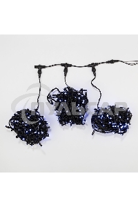Гирлянда Neon-night LED ClipLight 24V, 3 нити по 10 метров, цвет диодов белый