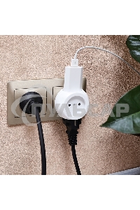 Набор тройников электрических Rexant Шар, 6 А, белый (2 шт./уп.)