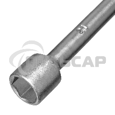 Ключ-крест баллонный, 17 х 19 х 21 х 22 х 1/2, усиленный, с переходником на 1/2 Stels