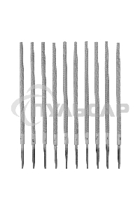 Напильник, 250 мм, №2, круглый, сталь У13А Сибртех