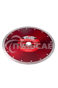 Диск алмазный сплошной Matrix, тонкий, 250 х 25,4 мм, мокрое резание