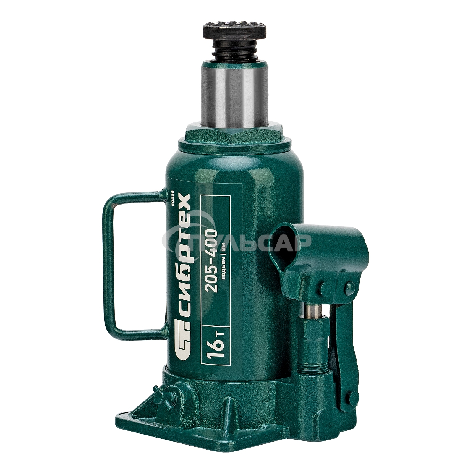 Домкрат гидравлический бутылочный Сибртех 16 т, 205-400 мм