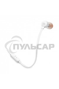 Наушники JBL Tune 110, 3.5 мм, внутриканальные, белый