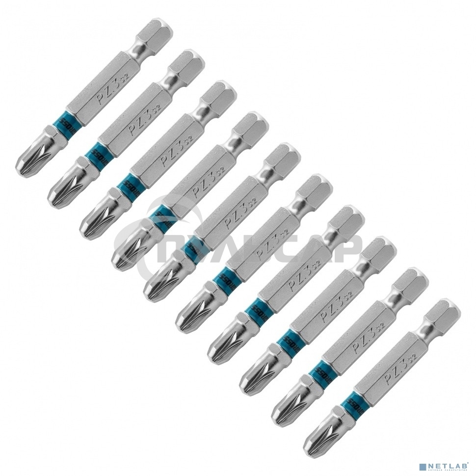 Набор бит GROSS 11346pz3х50 сталь s2 10шт