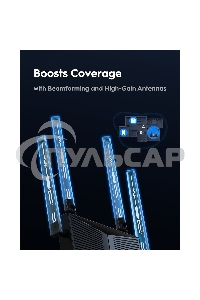 Маршрутизатор Cudy BE3600 Gigabit Dual Band Wi-Fi 7 Mesh Router, Chipset Broadcom, 802.11be/ax/ac/a/b/g/n, 2882Mbps at 5GHz + 688Mbps at 2.4GHz, 5 x 10/100/1000Mbps Ports, 4 x 5dBi fixed antennas, WiFi router/AP/ Repeater/WISP Mode, PPTP/L2TP/OpenVPN/Wire