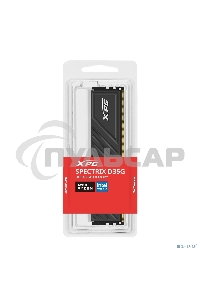 Оперативная память XPG Spectrix D35G RGb, 8Gb, DDR4, 3600MHz, CL18, DIMM, с радиатором, черный, RGb