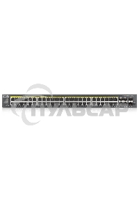 Гибридный L2 коммутатор PoE+ Zyxel NebulaFlex Pro GS2220-50HP, rack 19