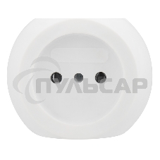 Набор тройников электрических Rexant Шар, 6 А, белый (2 шт./уп.)