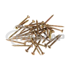 Саморез универсальный KRANZ 3.5х35, желтый цинк, пакет (50 шт./уп.)