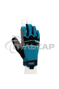 Перчатки комбинированные облегченные, открытые пальцы, AKTIV, размер L (9) Gross