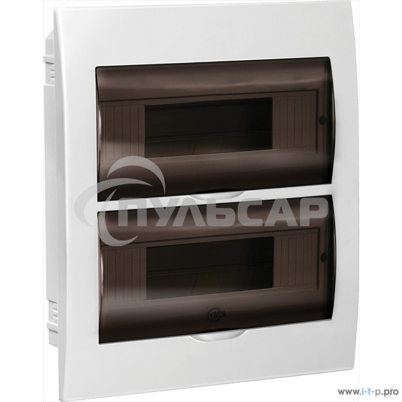 Бокс ЩРВ-П-24модуля встраиваемый пластик IP41 MKP12-V-24-40-10 IEK