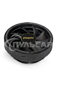 Кулер для процессора ExeGate Dark Magic EE126A-RGb черный, 120 мм, алюминий, 1800 об/мин, 18 дБ, 3 pin, 100 Вт, 95 мм