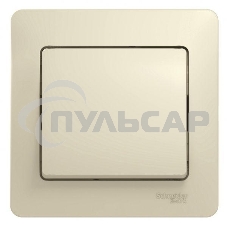 Выключатель 1-кл. СП Glossa 10А IP20 10AX в сборе беж. SchE GSL000212